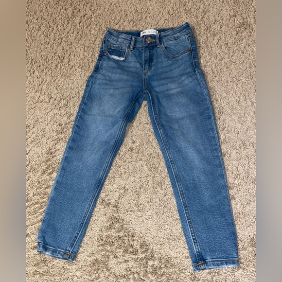 Zara Bottoms Zara Toddler Girl Blue Jean Pants Skinny Leg Size